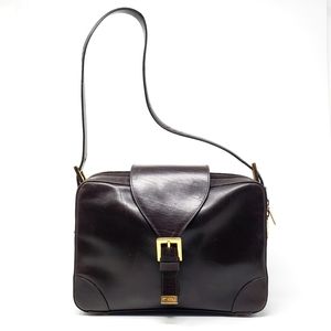 St. John Brown Leather Shoulder Bag